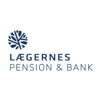 Lægernes Pension og Bank logo